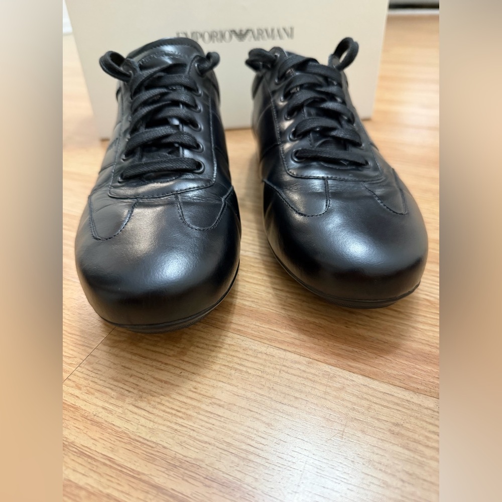 Emporio Armani Men's Black Laced Shoes Size 8 - Picture 5 of 11